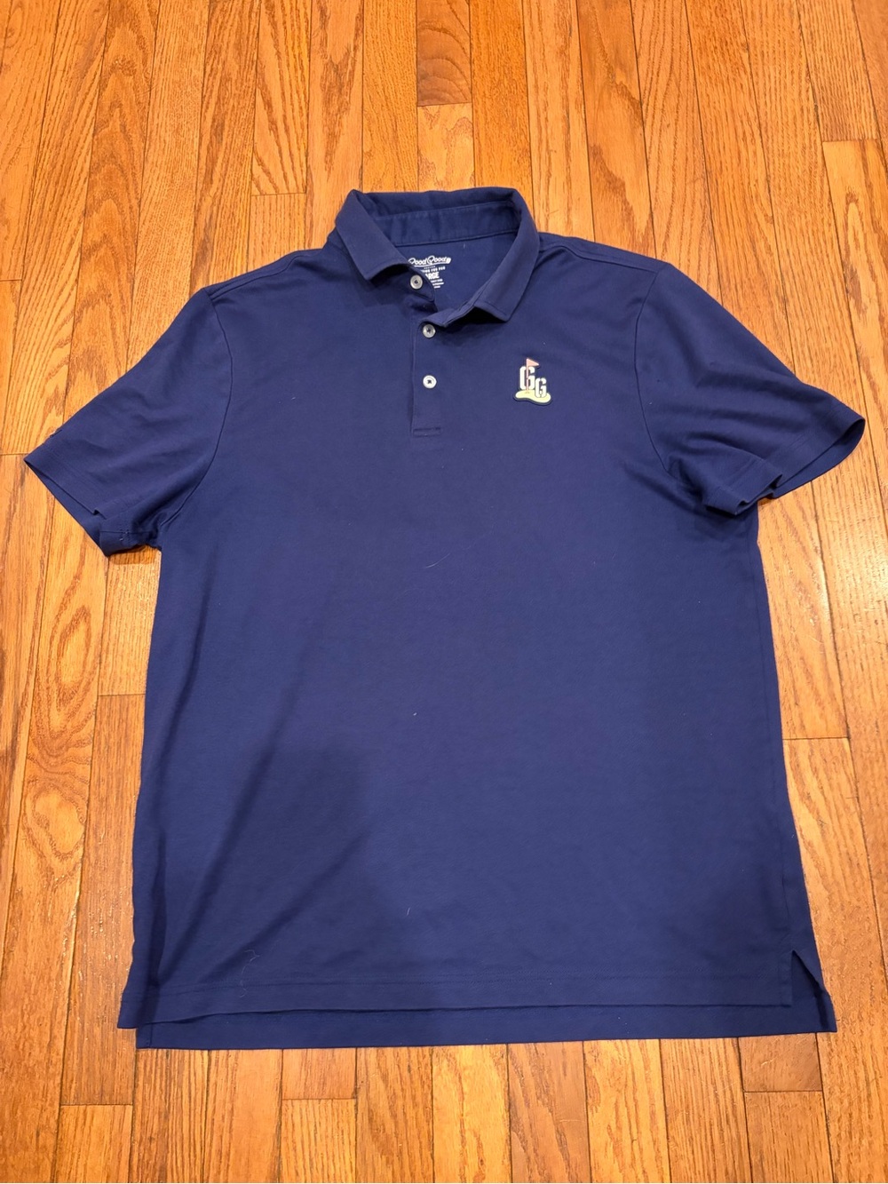 Good Good Golf Midnight Sky Polo Large